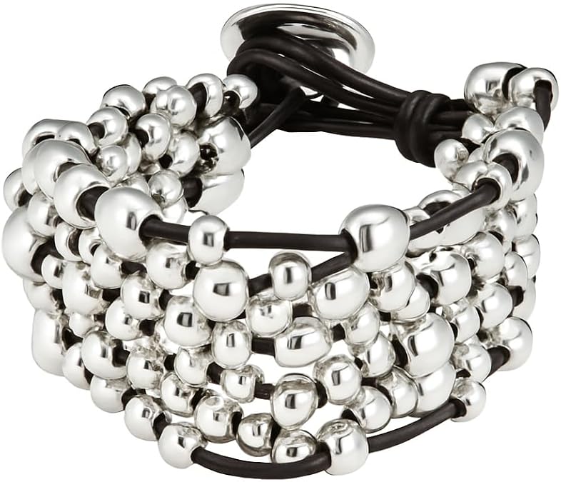 Uno de 50 CRAZY GOAT Bracelet, Sterling Silver-Plated, 7.5" | Handmade in Spain