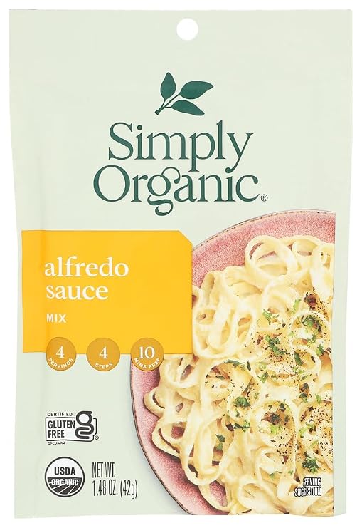 Simply Organic Organic Alfredo (3x1.48 OZ) by Simply Organic