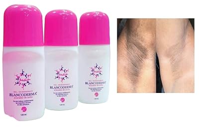 Blancoderma Roll-On Underarm Lightening Deodorant, 4 oz, Pack of 3, Pink