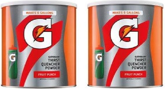 Set of 2 Gatorade Powder, 3.1 lbs 1.45 kg