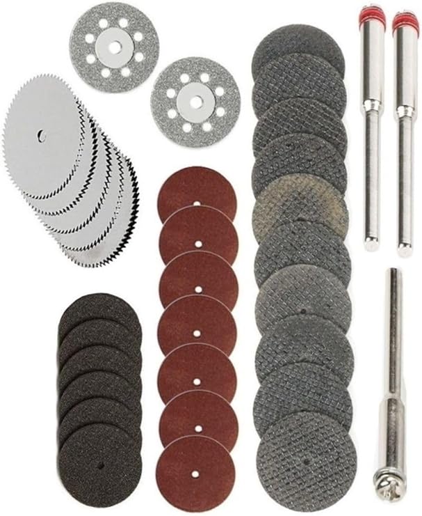 Depolife Proxxon Banco Uyumlu Kalıpcı Taşlama Için Kesici Disk Seti Elmas Metal Plastik Ahşap Kesici