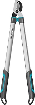 Gardena Pruning Lopper EasyCut L, Bypass Cut for Green Wood, Lightweight with Aluminum Lever Arms, 45 mm Cutting Diameter, PowerCoating Blades, Ergonomic Design 12031-88