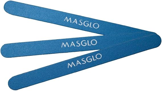 Masglo Nail Files 3 Count Pack | 150/180 Fine Grit Professional Nail Shaping Files