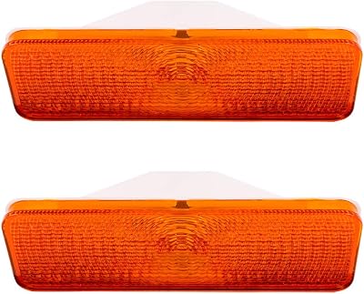 ParkSignalSide Marker for 1981-1986 Bronco L=R Amber for 1981-1983 F-100 for 1981-1986 F-150 E1TZ13200A FO2520101