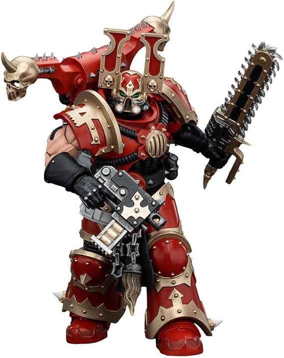 Warhammer 40k: World Eaters Khorne Berzerker 5 1:18 Scale Action Figure
