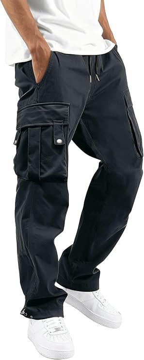 HOTake Men's Relaxed Fit Stretch Cargo Pants