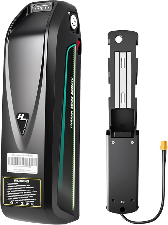 48V20AH, Replacement Battery for 48V Electric Bicycles, E-Motorcycles, Built-in 40A BMS(for 0-1500W Motor), with XT60 Connector and Base,Safe Lock