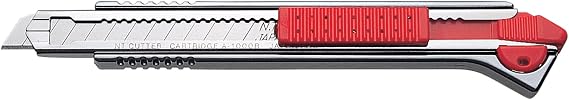 NT Cutter Multi-Blade Cartridge Knife, Aluminum Die-Cast Grip (A-1000RP)