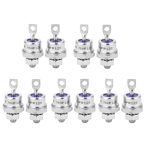 5 Pairs Rectifier Diode Spiral for Battery Charging 70HFR120/70HF120 10 * 10 * 5 Bagima diode tor diode