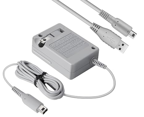 KOOWOD 3DS Charger USB Cable - 4.9FT OEM Original Replacement Power Charging Cord for 3DS, 3DS XL, 2DS, DSi, DSi XL (Bulk Packaging) (2)