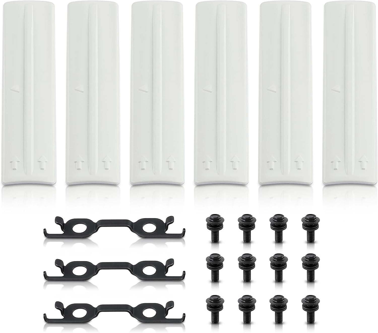 AUTOKAY Roof Drip Rack Removal Kit White for Toyota FJ Cruiser 2007-2014 Roof Rack Delete Removal kit Drip Molding Hole Cover Bolt Replaces 75596-35020 90119-08C47 63185-42020