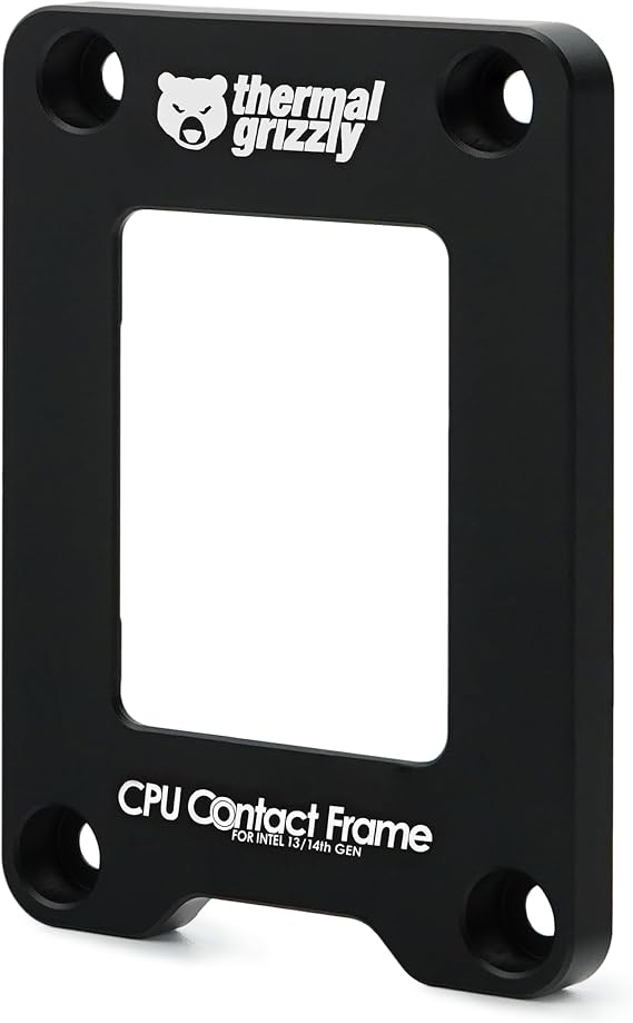 Thermal Grizzly - CPU Contact Frame Intel 13th & 14th Generation - for Optimized CPU Contact Pressure to Improve The Cooling Performance - Easy Install