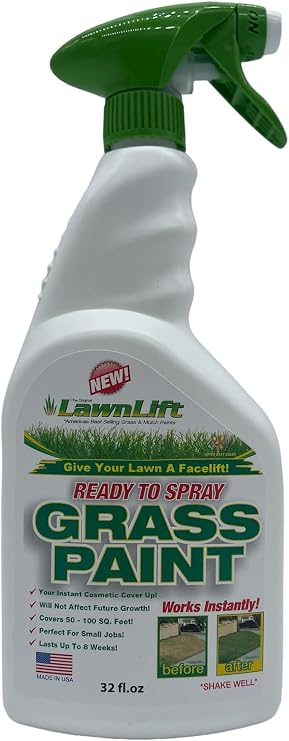 32 Ounce Ready to Spray Grass Paint (No Mixing) Covers up to 100 sq feet