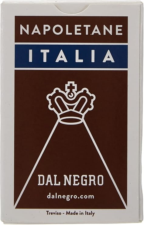 Dal - Napoletane Italia-Case Brown Regional Playing Cards, Multicoloured, from 3 to 99 years, 010069