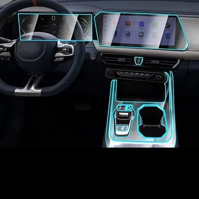 Auto Central Control Screen TPU Navigation Anti Scratch Interior Protection Film GPS Navigation,For GAC EMZOOM GS3 2023 2024