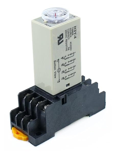 H3Y-4 0-5S Power OnTime Delay Relay Timer DPDT 14Pins H3Y-4 DC12V DC24V AC110V AC220V(DC24V)