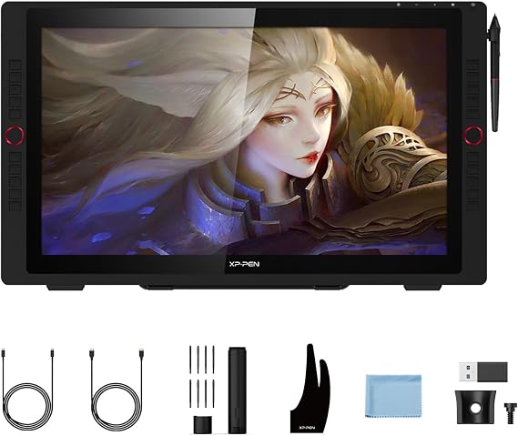 XPPen Artist 24 Pro Graphics Tablet with 2K QHD Display for PC