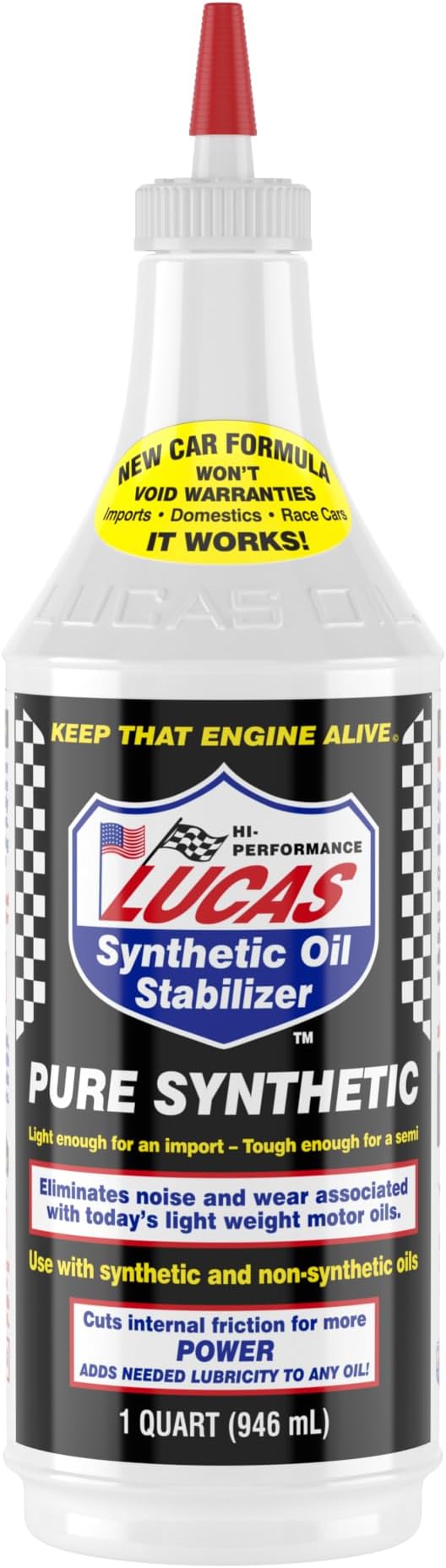 Lucas Oil 10130 Pure Synthetic Oil Stabilizer - 1 Quart