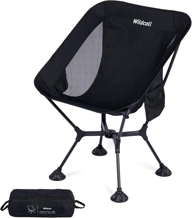 WildCall Lightweight Folding Camping Chair Quick Setup Frame