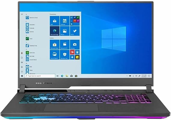 Asus ROG Strix G17 17.3" 144Hz IPS FHD Gaming Laptop | AMD Ryzen 7 4800H | NVIDIA GeForce RTX 3060 | 16GB DDR4 | 1TB SSD | RGB Backlit Keyboard | Windows 10 | Whit Gaming Mouse Bundle