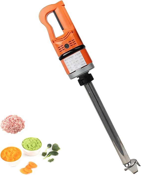 Commercial Hand Blender, 500W Heavy Duty Electric Immersion Blender with Variable Speed, Portable Handheld Mixer for Soup and Smoothie