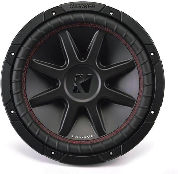 Kicker CompVR CVR122 43CVR122 800W Peak 400W RMS 12 CompVR Series Dual 2-Ohm Car Subwoofer by Kicker