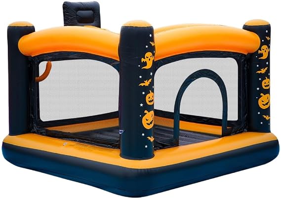 Home Inflatable Trampoline PVC Inflatable Small Home Play Small Bounce House Air Amusement Large Amusement Equipment, Jumping Table, Fluffy Amusement, Family Use, Birthday Gift, Gift Trampoline without air pump