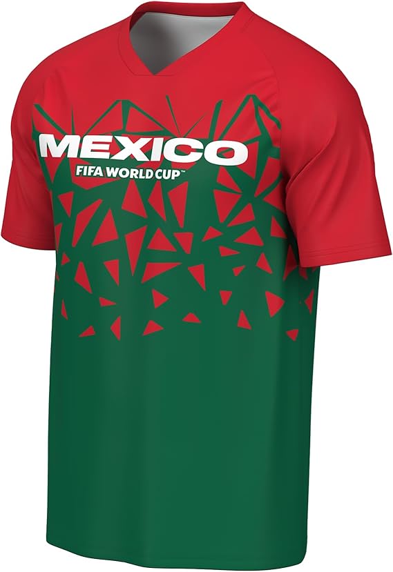 Outerstuff FIFA World Cup 2026 Mens Short Sleeve Sublimated Soccer Fashion Top