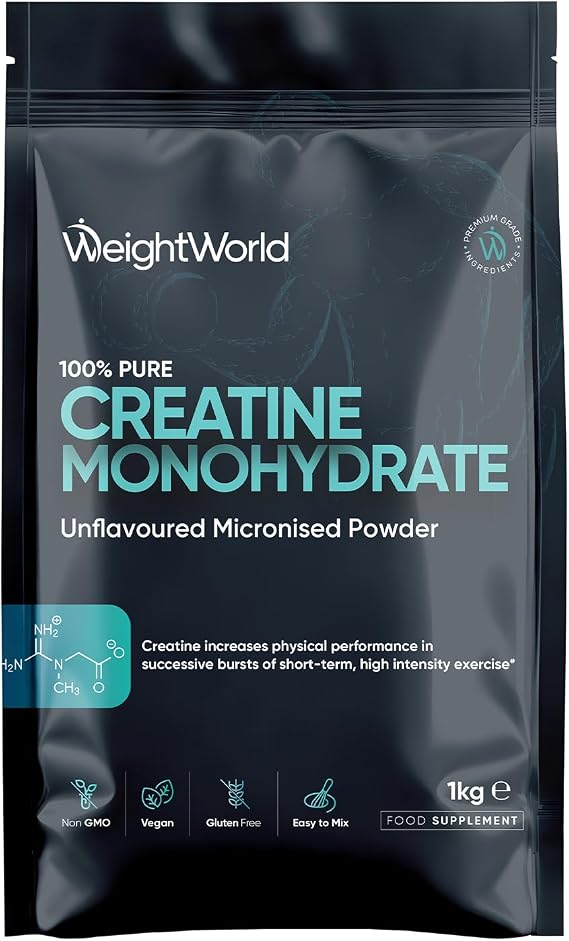 Creatine Monohydrate Powder 1kg - 10+ Months Supply - 330 Servings