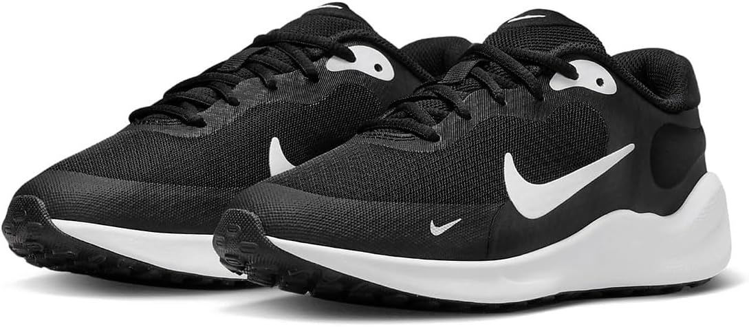 Nike Revolution 7 FB7689-002 Shoes, Black/White/Hyper Pink, Men's US Size 10 28.0 cm, Japan Domestic Regular Product