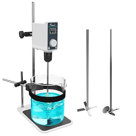 JoanLab OS-15S Digital Overhead Stirrer, 20L 100-1500RPM