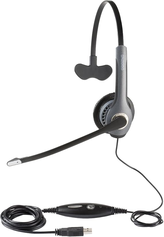 Jabra 20001-431 Lync Optimized Corded Headset for Softphone