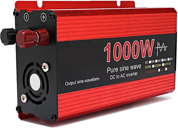 3000W/2200W/1600W/1000W Inverter DC 12V/24V to 110V/220V Pure Sine Wave Voltage Converter Power Car Micro Inverter for Car Home Laptop Truck(Size:24V-220V,Color:1000W)