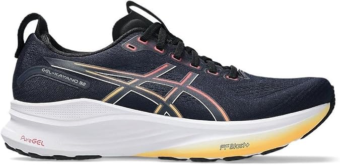 ASICS Men's Gel-Kayano 32 Trainers Midnight Black 42.5 EU
