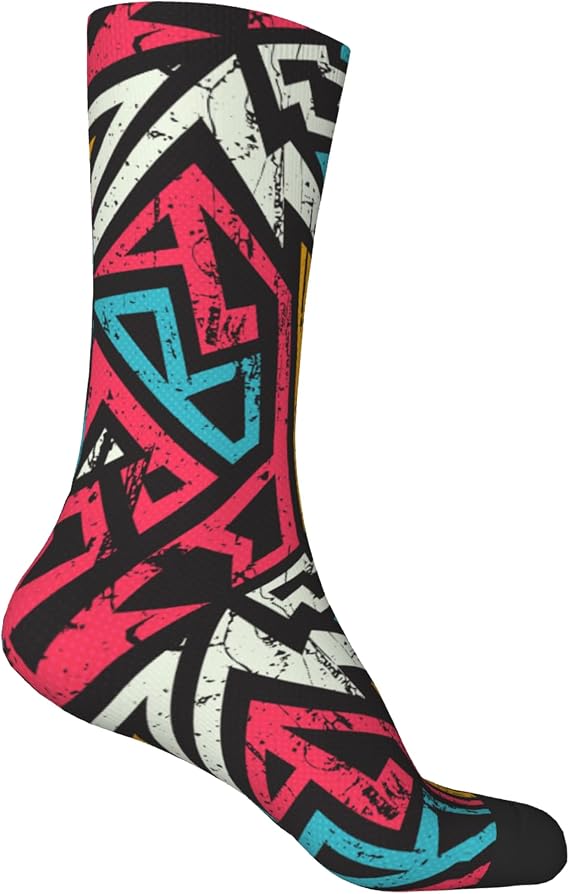 Cherry Blossoms Lake Crew Socks, Christmas Stocking Stuffers, Cool & Funny Socks for Women Men, Gifts Ideal