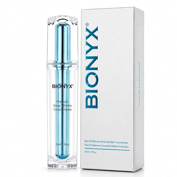 Bionyx BioLift Platinum Serum for Fine Lines - Hyaluronic Acid - 1.01 Oz | Lightweight, Non-Greasy Formula - Also Contains Vitamin A & Vitamin E - Helps Reduce the Look of Expression Lines