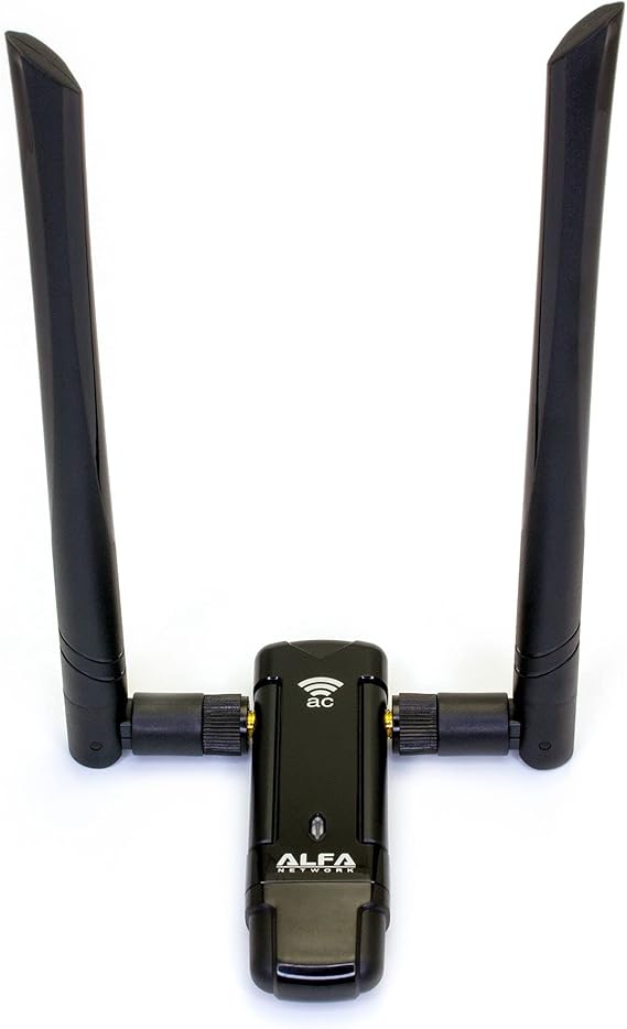 Alfa Network AWUS036AC 5-dBi dual-band WiFi Antenna with USB Adaptor