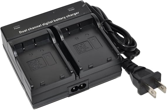 Battery Charger AC Wall Dual for bp-709 bp-718 bp-727 bp-745 legria vixia iviS hf m506 m52 m57 m56 m60 r306 r36 r37 r38 r406 r46 r48 r47 r506 r56 r57