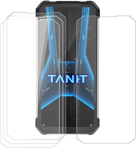 [4 Pack] Tempered Glass Protective Film for Unihertz 8849 Tank 2 Pro (6.79 inch) Screen Protector .IJTYHF 9H Hardness Anti-Scratch No Bubbles Protective Film Tempered Glass Screen Protector