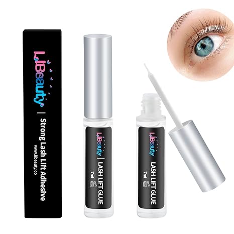 Libeauty Lash Lift Glue, 2 Pcs Strong Sticky Eyelash Lift Adhesives Glue