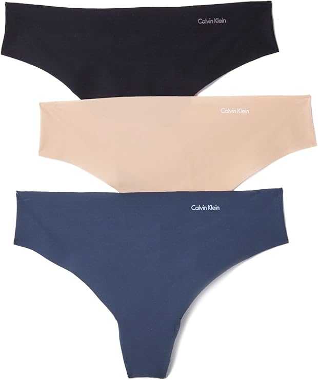Calvin Klein Women's Invisibles Seamless Thong Panties (5 Pack)