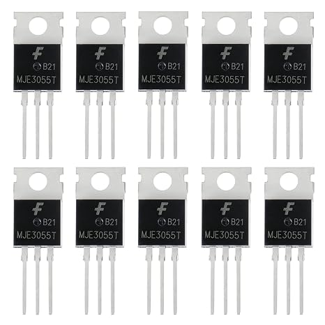 BOJACK MJE3055T 10A 60V NPN Transistor for General Purpose and Switching Applications-Replace MJE3055(Pack of 10)
