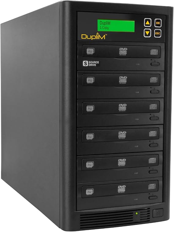 DupliM 1:5 DVD CD Duplicator Stand-Alone Burner Cloner Copier