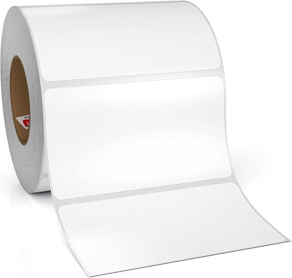 Kenco Premium Inkjet Labels, 6 Rolls Per Case - Compatible with Epson ColorWorks 3500 Series and Compatible with Epson Colorworks 4000 Series Made by Kenco in The USA (Gloss Paper, 4" X 2")