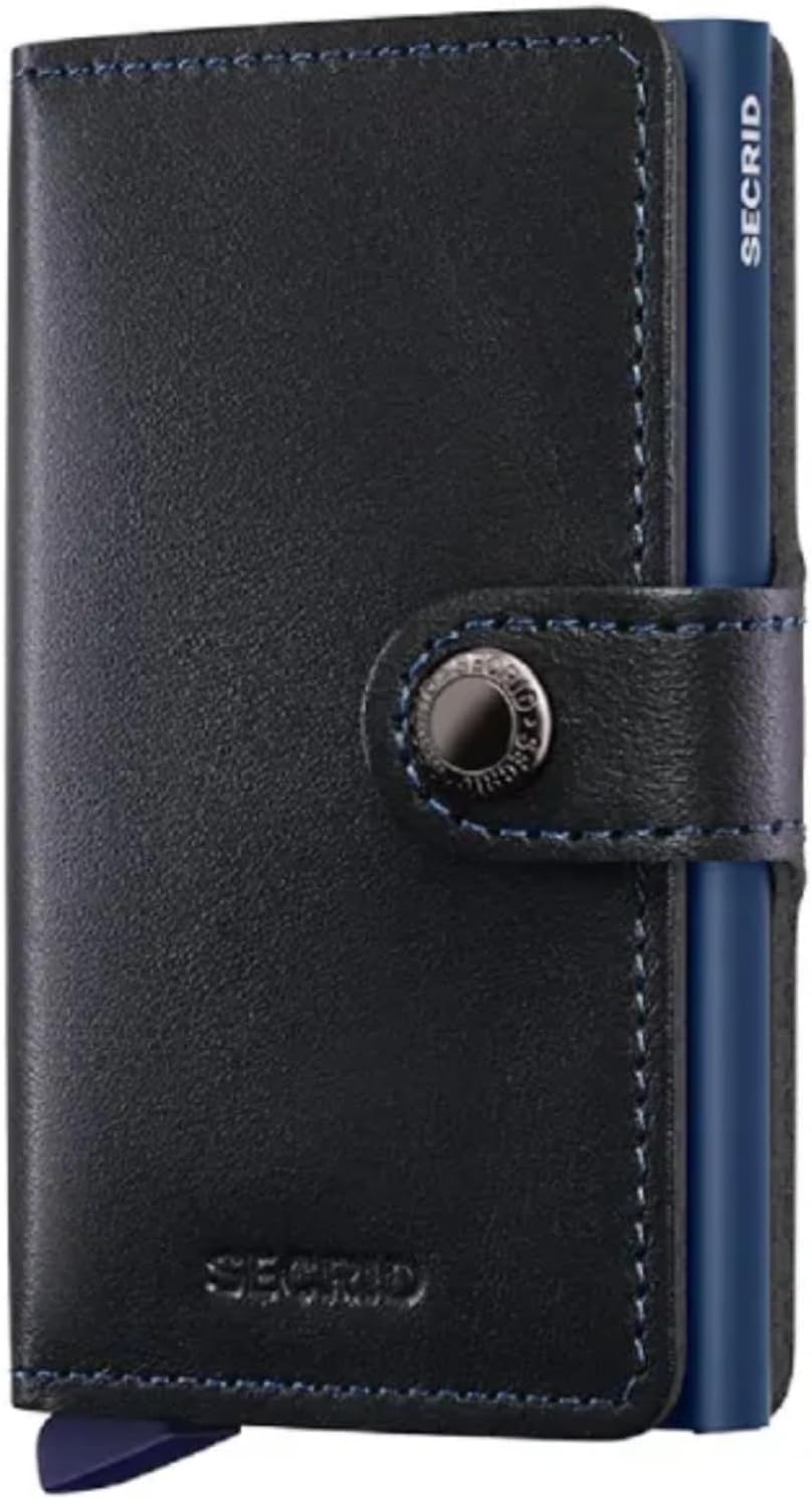 Secrid The MiniWallet is compact in size, but has a surprising capacity. The outer leather lining can hold bills, receipts and cards, while in the Cardprotector in all