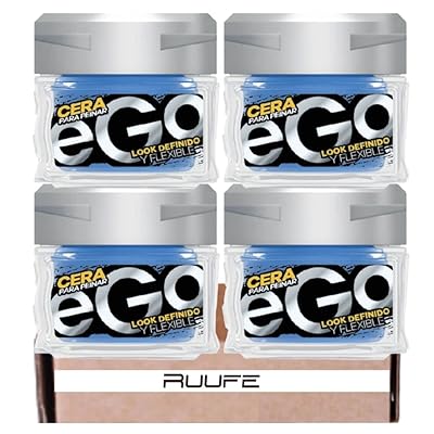 RUUFE Hair Wax for Men 4 Pack - Cera para Cabello Suave y Moldeable