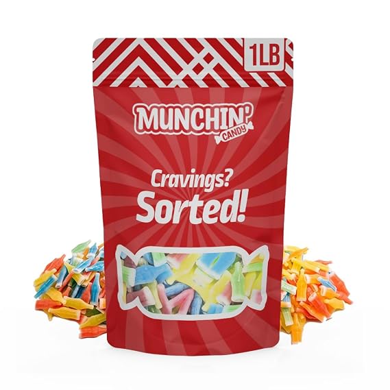 Nik-L-Nips Vintage Wax Bottle Candy Drinks Old School Halloween Candy, 80s & 90s Nostalgic Treats, Party Favor Bag, Sweet and Sour Mix, Mini Drinks, 1 Pound Bag