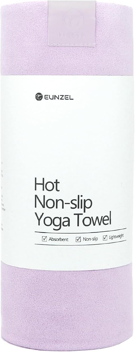 Eunzel Hot Yoga Mat Towel, Soft Suede Microfiber 72" x 26.5"