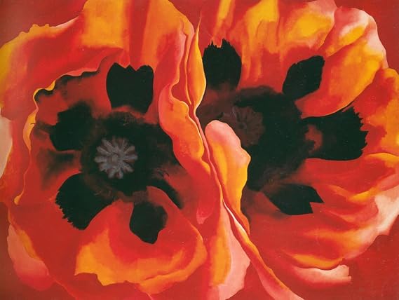 Oriental Poppies-O'Keeffe - Canvas OR Wall Art Print