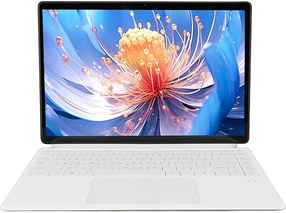 14 Inch Touchscreen Laptop, 2 in 1 Laptop Tablet with N100 CPU, 16GB LPDDR5, 1TB SSD, Backlit Keyboard, Band WiFi6 BT5.2, Portable Computer for Wins 11 Pro (US Plug)